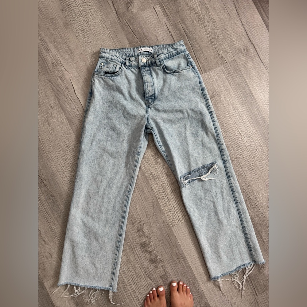 Zara Light Blue Denim Jeans